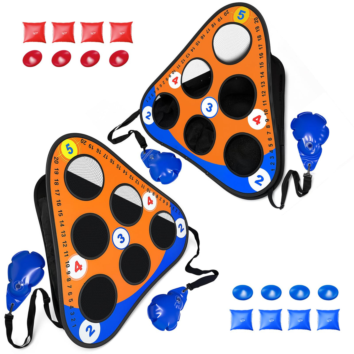 SETOXYX front view of two boards showing floating design and easy setup benefit