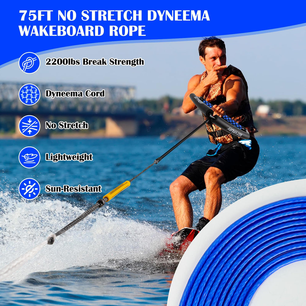 SETYPARY close-up Dyneema fibers highlighting strength and low-stretch performance
