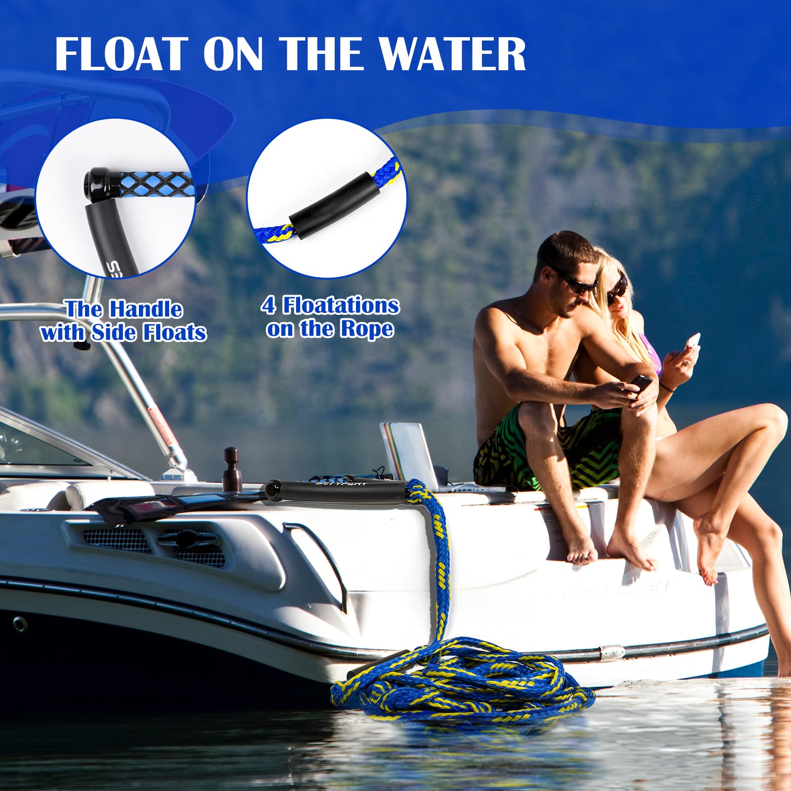 SETYPARY four detachable rope sections laid out for adjustable length