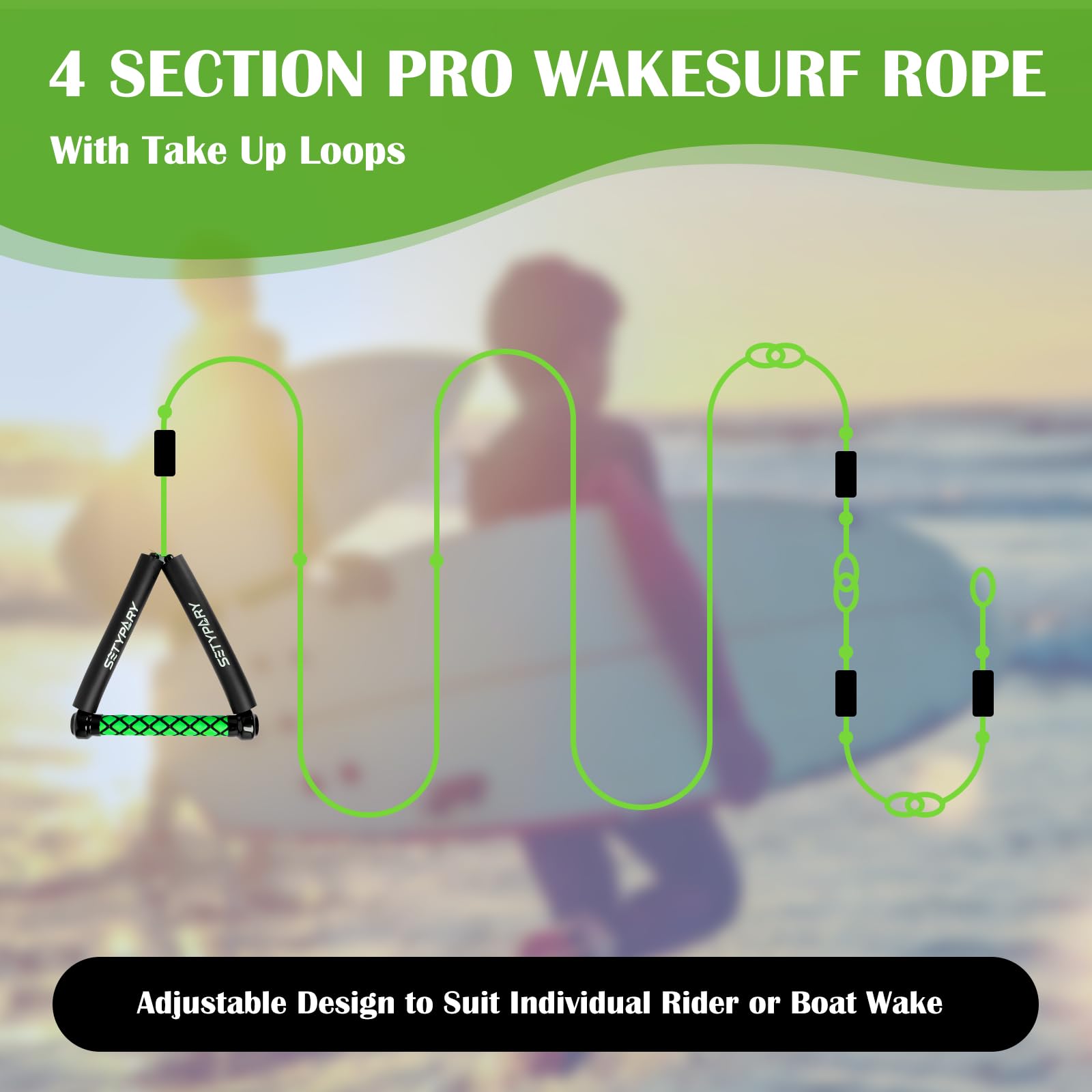 SETYPARY rope floating on water for quick visible retrieval