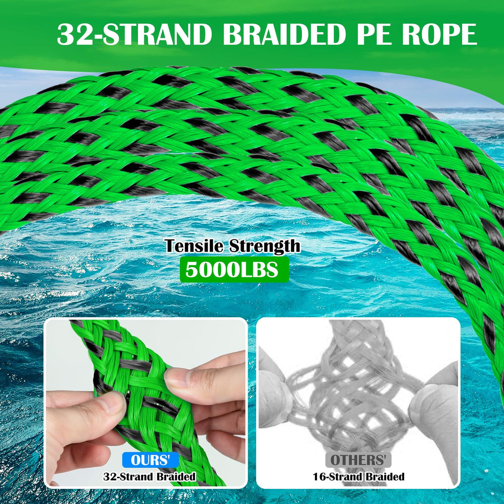 SETYPARY large 304 stainless steel hook attached to transom eye for secure connection