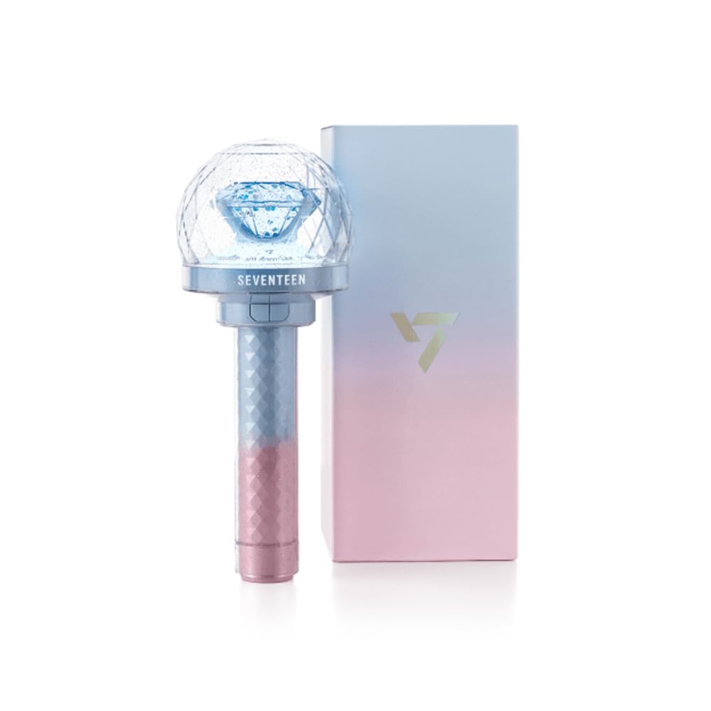 SEVENTEEN official light stick front packaging showing collectible design and easy unboxing benefit