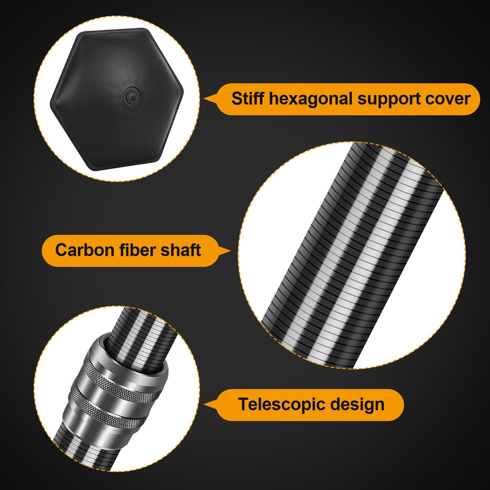 SevnElk carbon fiber shaft close-up highlighting lightweight strength