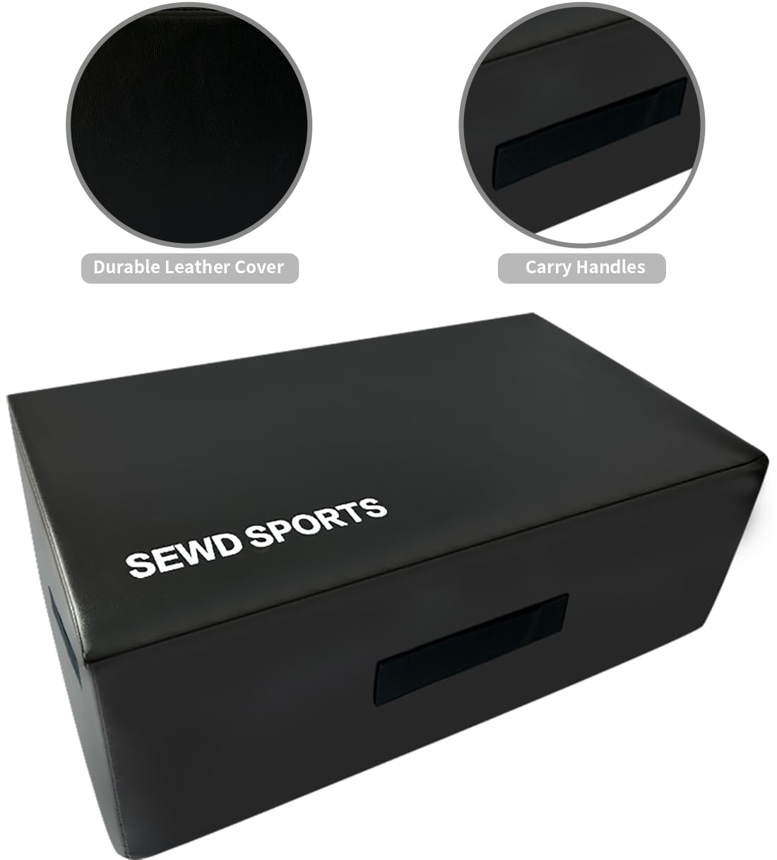 SEWD sitting box in a studio setting demonstrating professional use and durability