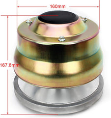 SFriding clutch close-up of aluminum machining for improved durability benefit