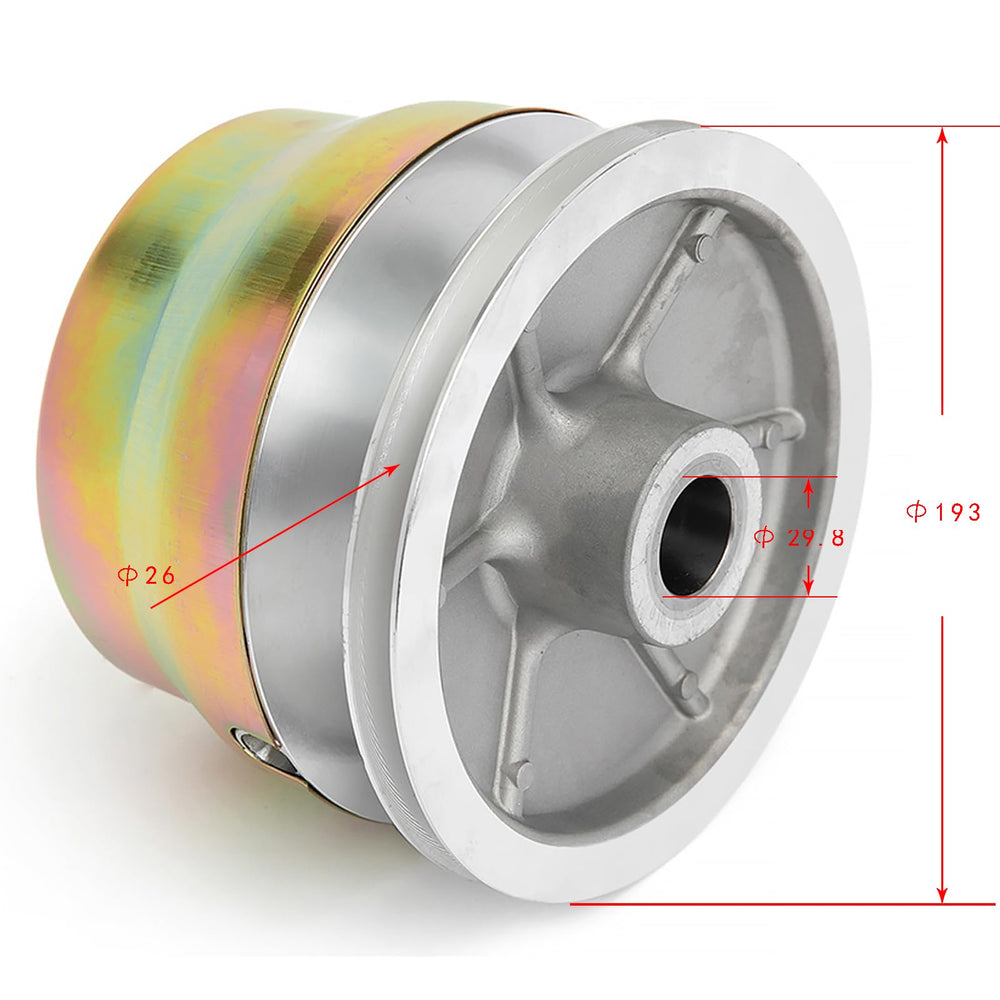 SFriding clutch installed on golf cart demonstrating improved heat dissipation benefit