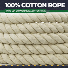 SGT KNOTS rope draped as a macramé wall hanging showcasing decorative results