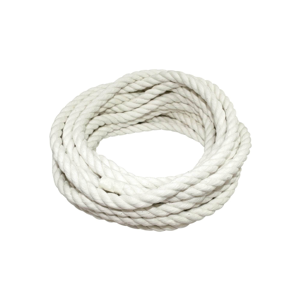 SGT KNOTS close-up of twisted cotton rope texture highlighting smooth knotting ability