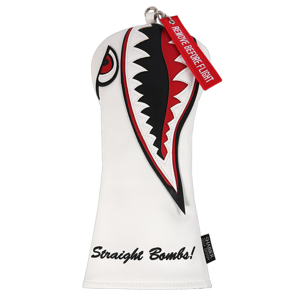 shabier front view shows tiger warshark design and protects driver
