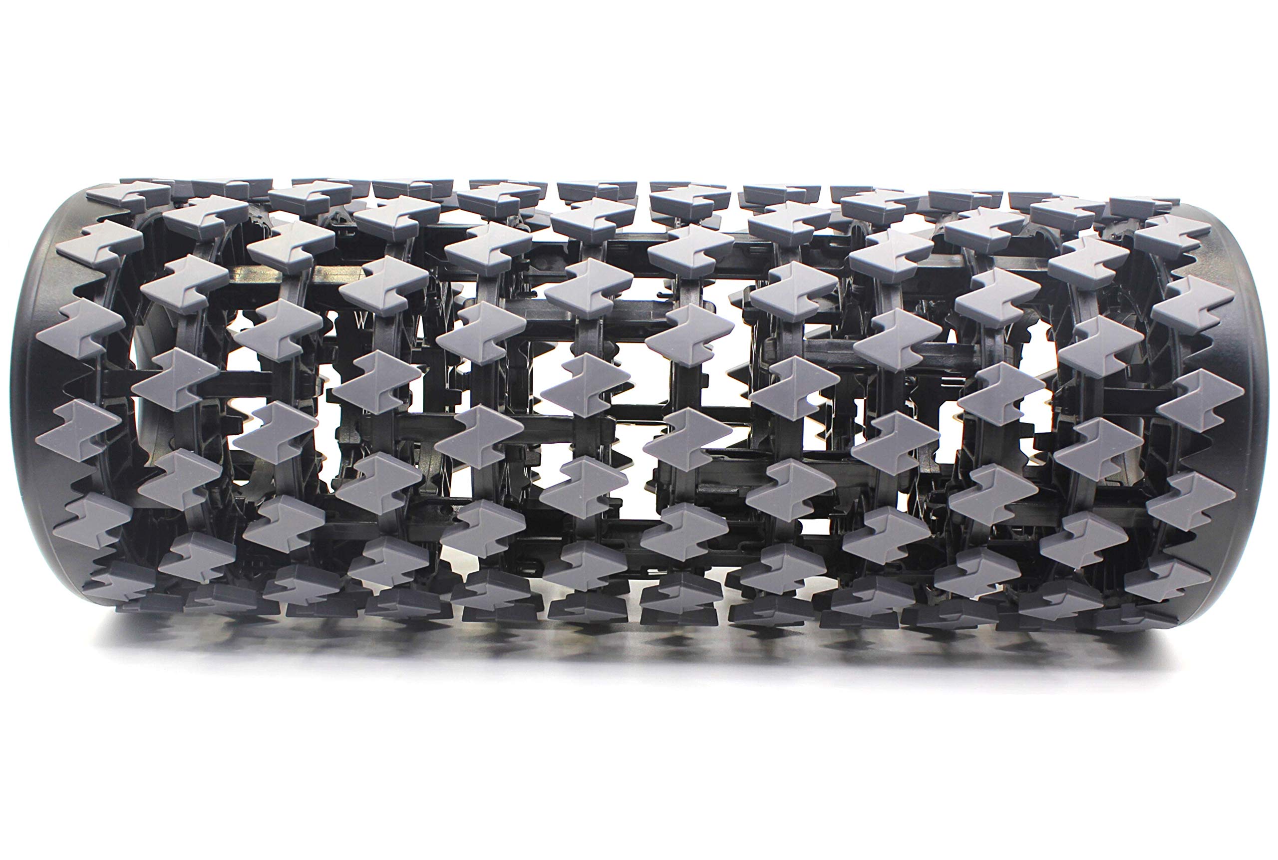 Shadowfit foam roller collapsed to 5.2 inches for easy travel and storage benefit