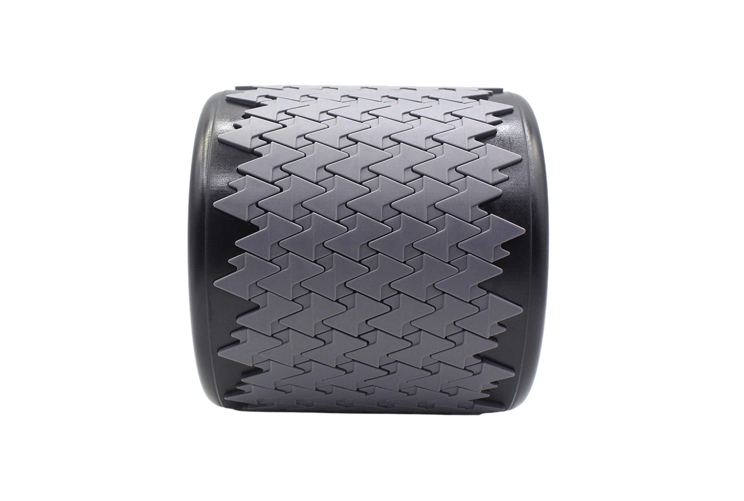 Shadowfit foam roller fully extended to 13.8 inches for full-length muscle coverage benefit