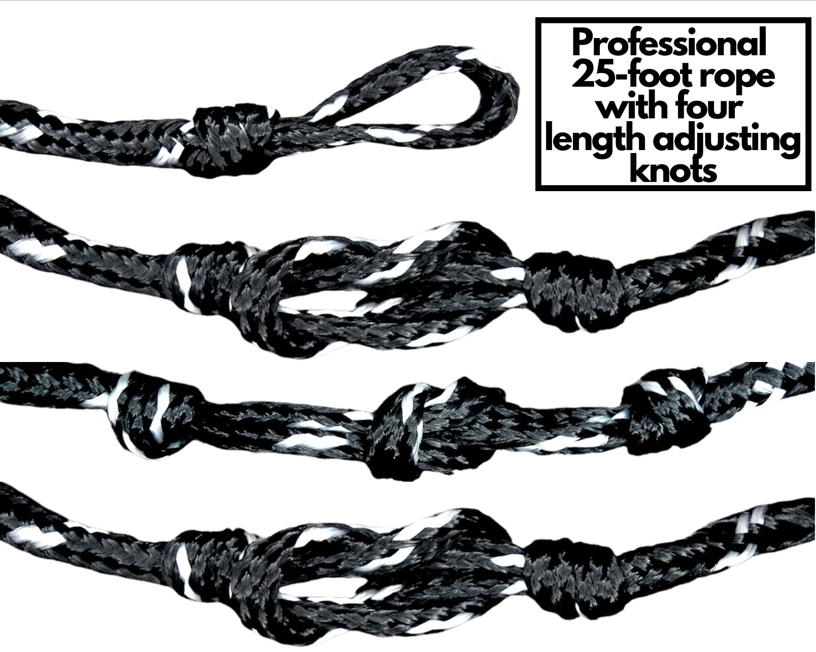 Shaka Pro EVA foam floaters on rope keeping line visible and easy to grab