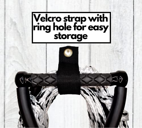 Shaka Pro velcro storage strap with ring for neat hanging and quick access
