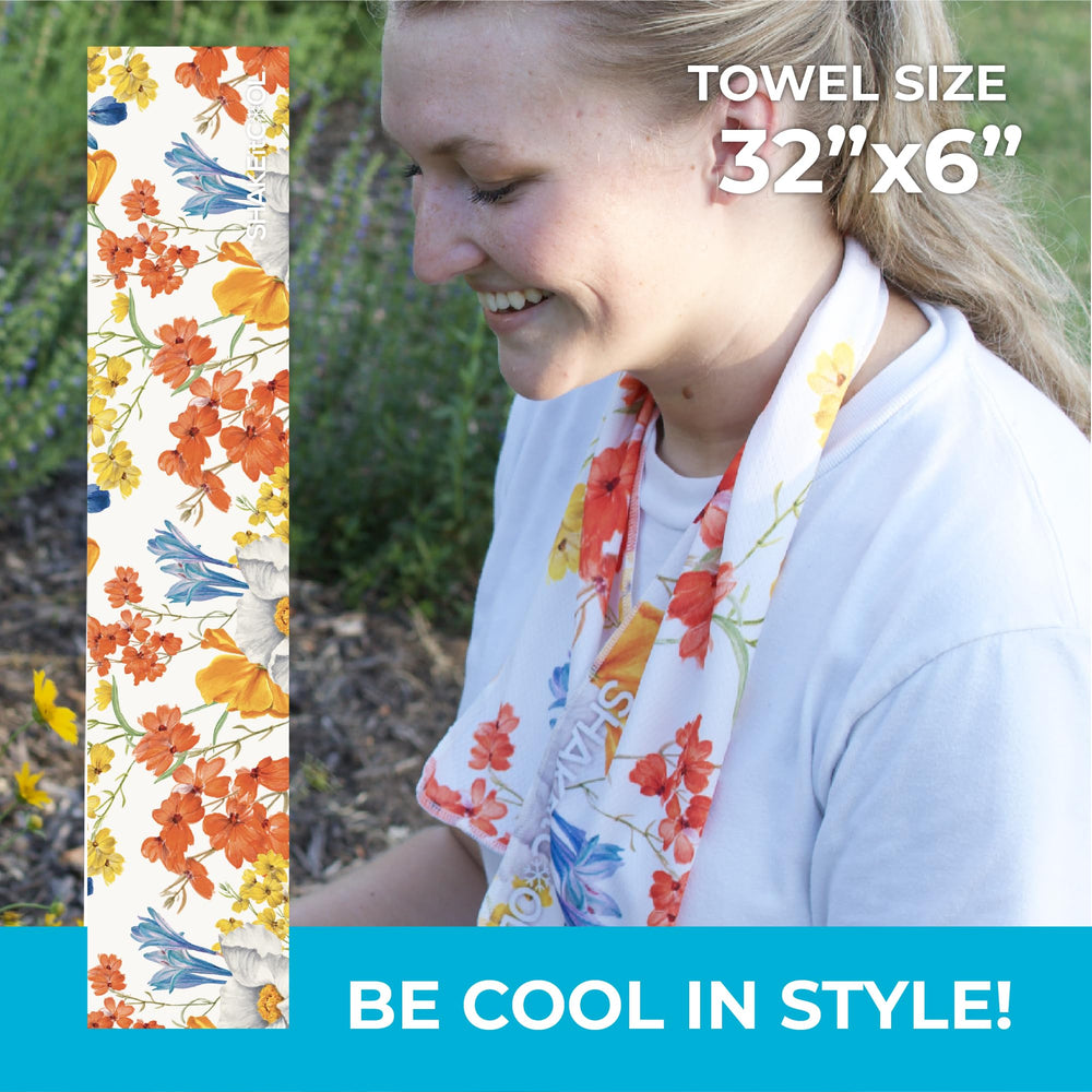 SHAKEitCOOL fabric close-up highlighting soft texture and fast-evaporation benefit