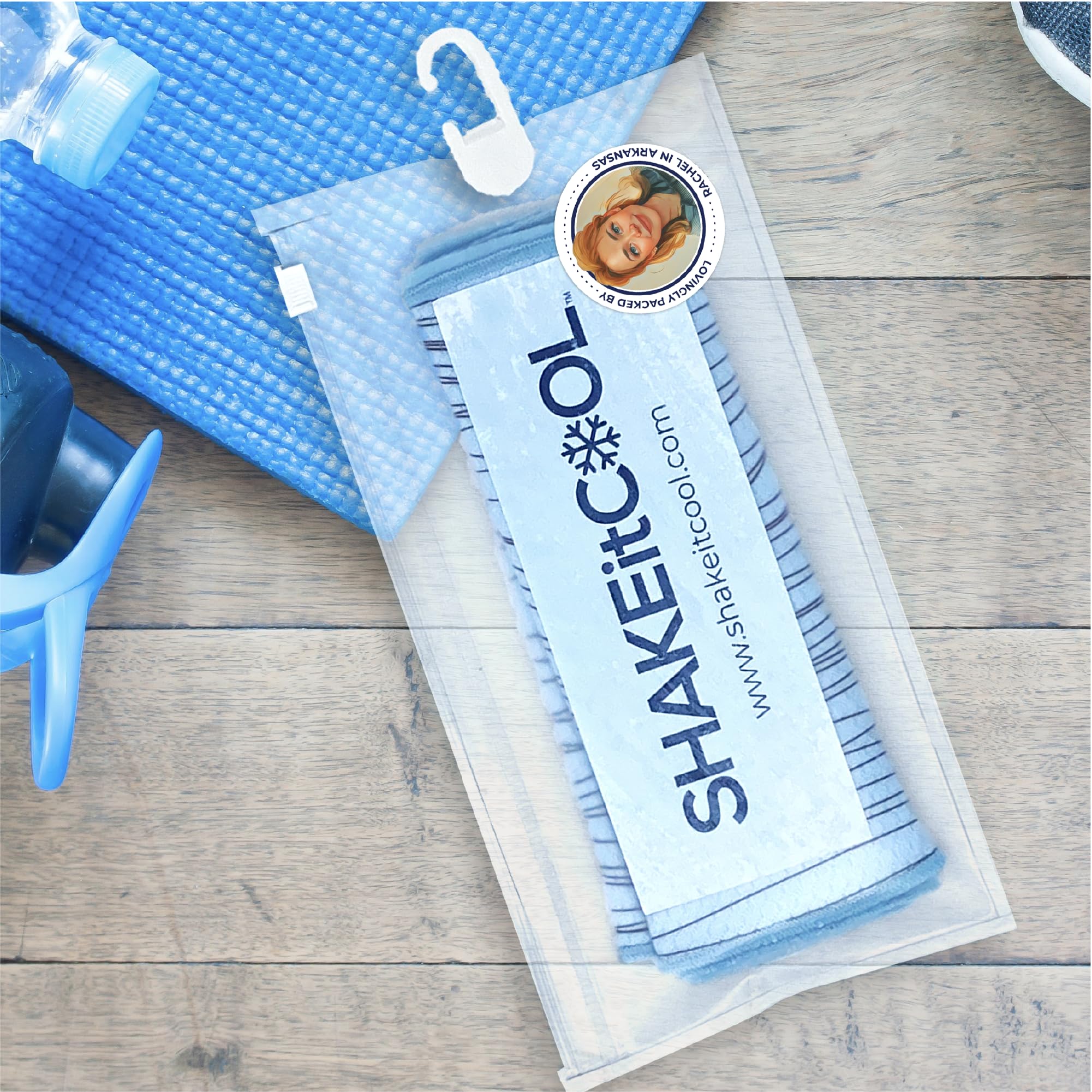 SHAKEitCOOL edge stitching detail showing durable construction and long-lasting use