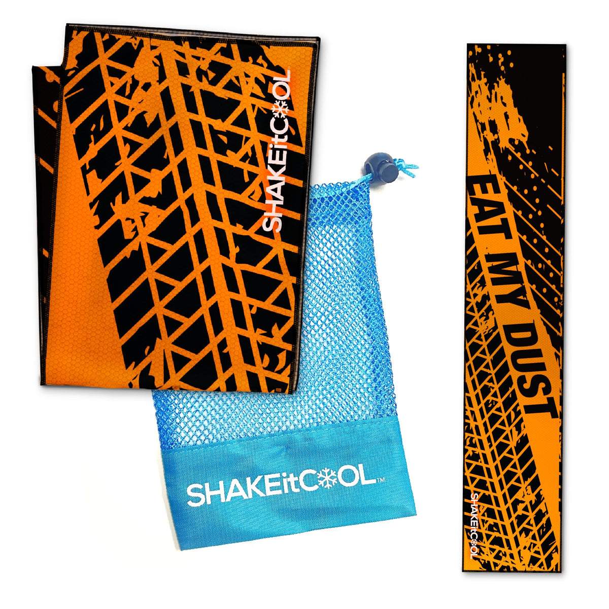 SHAKEitCOOL front packaging showing product name and portability benefit