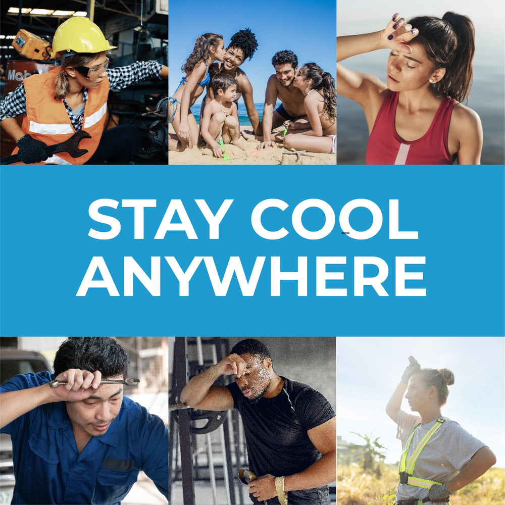 SHAKEitCOOL packed in carry pouch showing convenient storage benefit