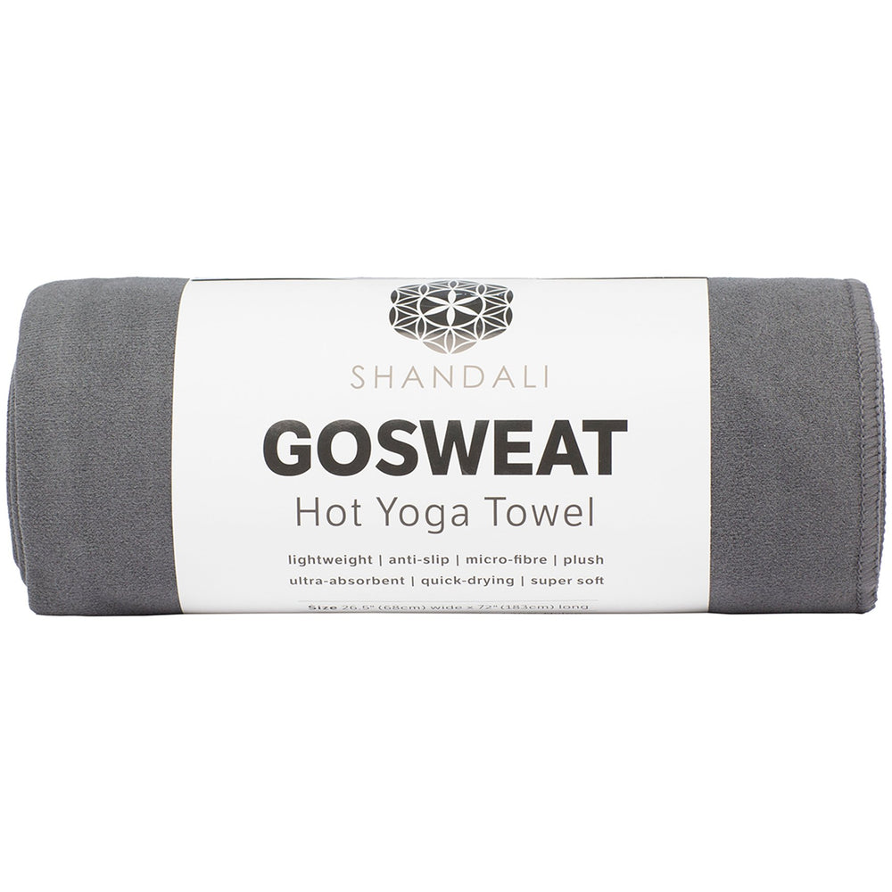 Shandali front view of full-length towel shows coverage and fit benefit