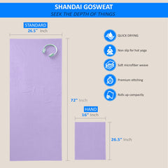 Shandali close-up microfiber texture illustrating absorbency and quick-dry benefit