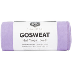 Shandali front view violet towel showing full-length coverage and color benefit