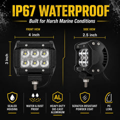 Shangyuan light with water splashes illustrating IP67 protection and reliability