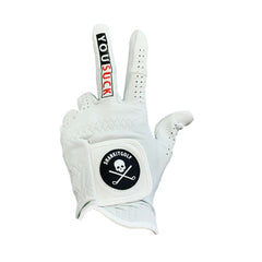 SHANKITGOLF front view of glove showing 'YOU SUCK' slogan and playful style benefit