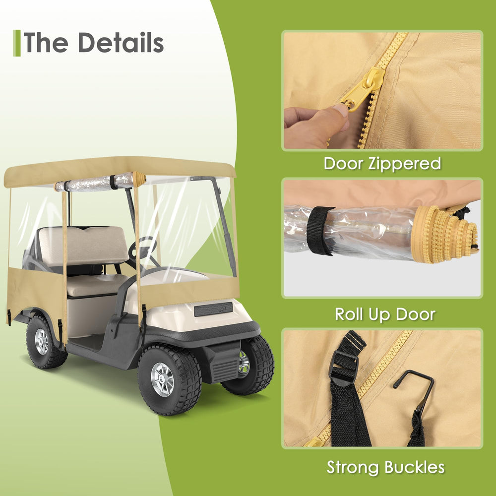 SHANTRA roll-up front secured with Velcro for ventilation and convenience