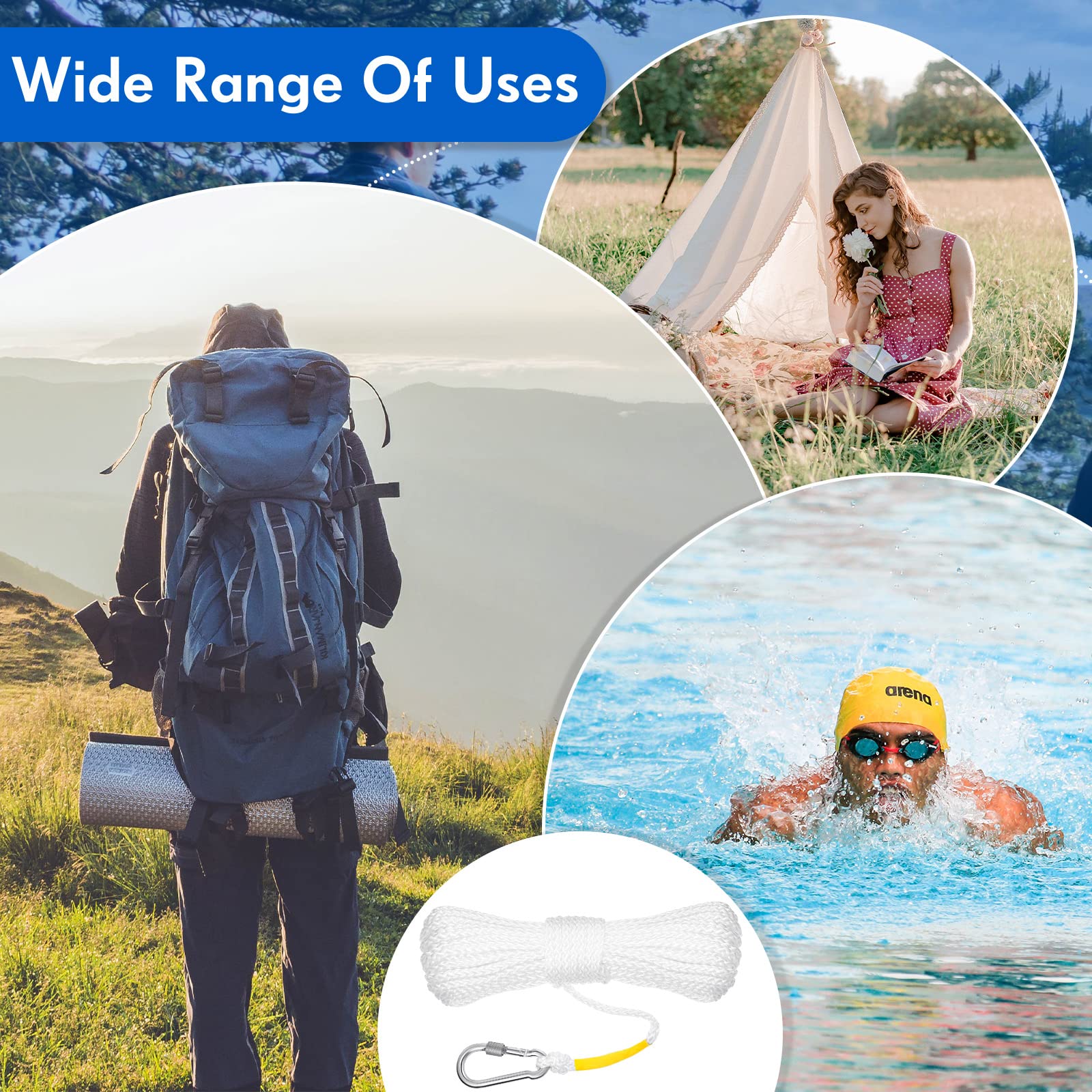 Shappy rope neatly stored in supplied bag for tidy, protected storage
