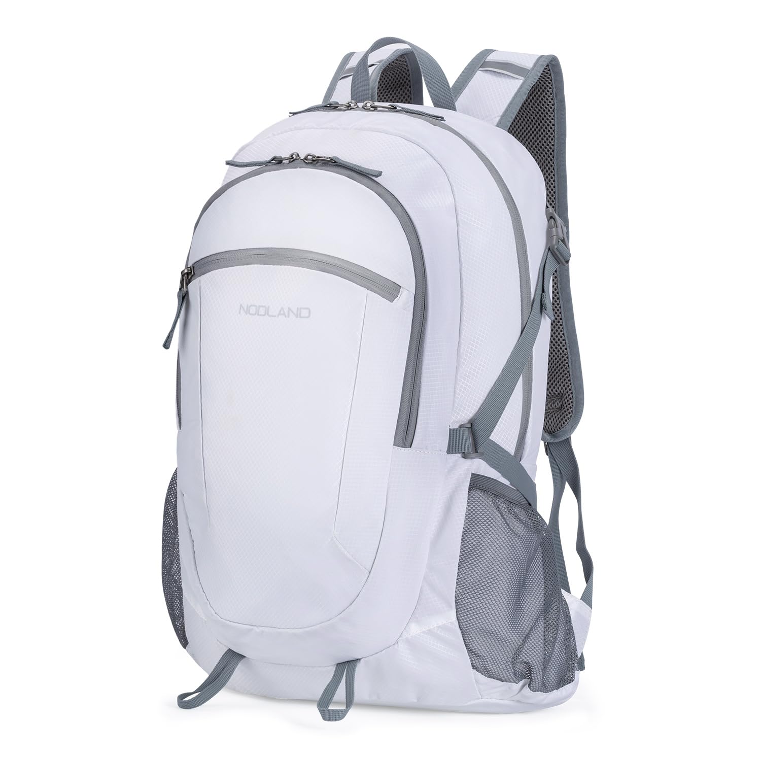 Sharkborough front view showing pack shape and capacity benefit