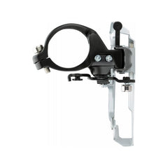SHIMANO Altus FD-M371 clamp and chrome-plated cage close-up, corrosion resistance