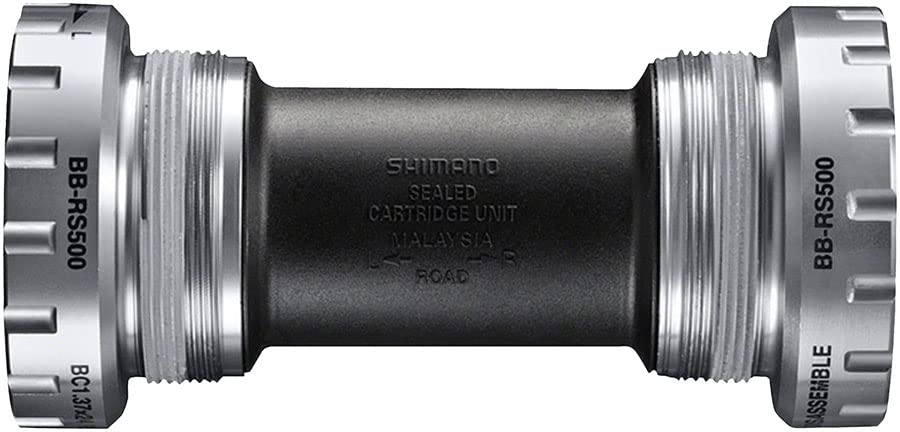 SHIMANO BB-RS501 front view showing cups and lightweight design benefit