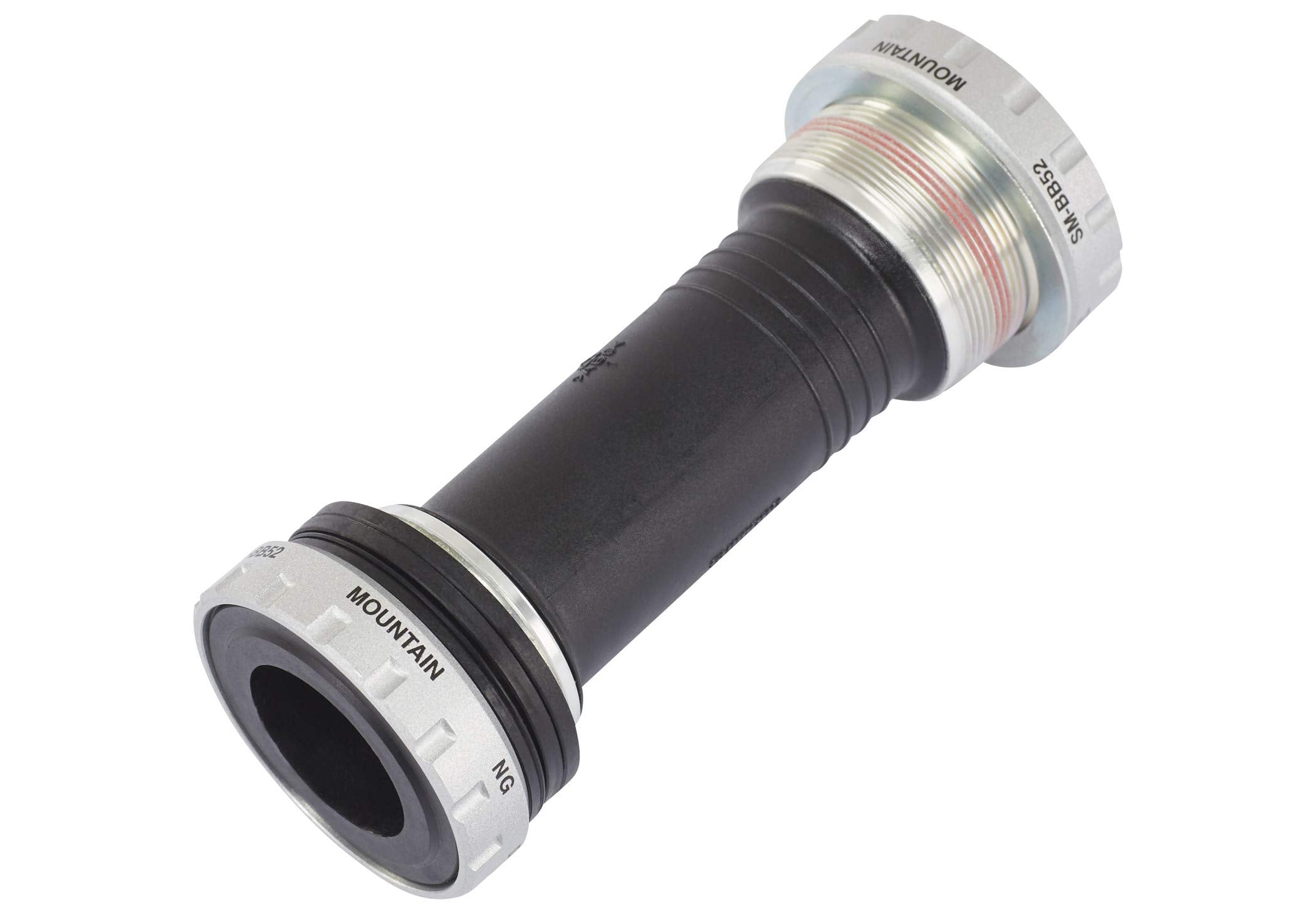 Shimano BB52 bearing seal detail showing improved protection and smoother rotation