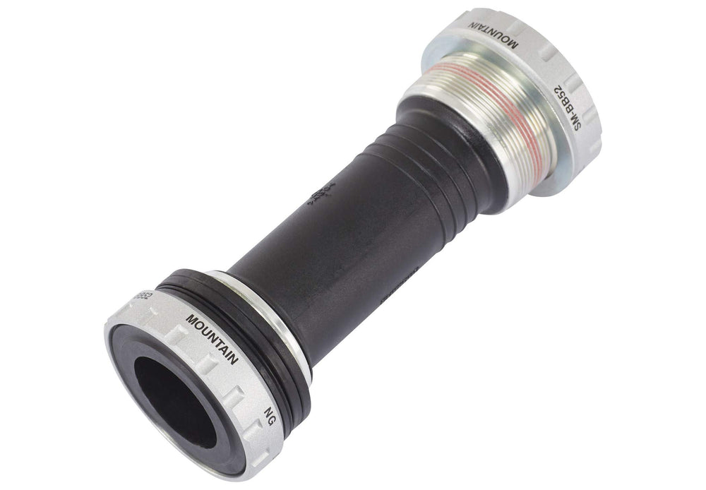 Shimano BB52 bearing seal detail showing improved protection and smoother rotation