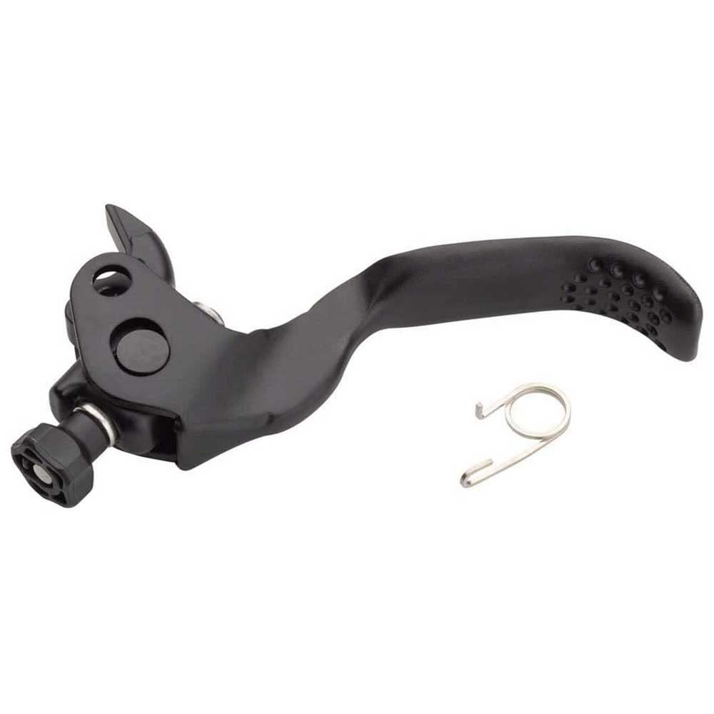 Shimano BL-M8100 left lever front view showing precise fit and restored control