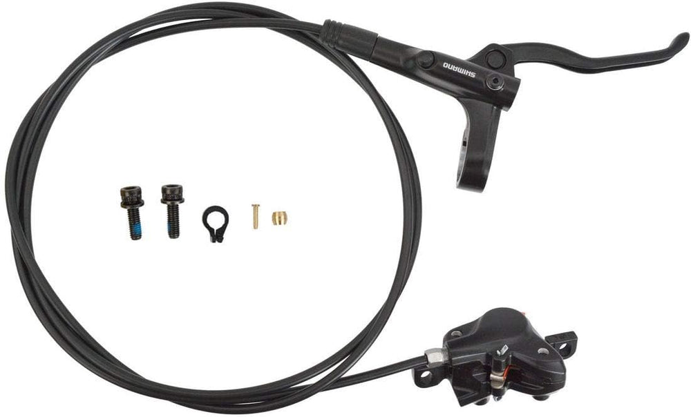 SHIMANO BL-MT200 front view showing compact lever and reliable stopping
