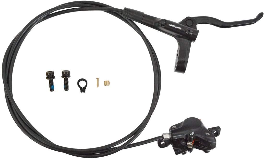 SHIMANO BL-MT200 front view showing compact lever and reliable stopping