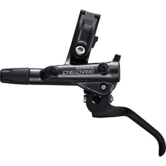 SHIMANO Deore M6100 caliper close up with ICE TECHNOLOGIES for heat reduction