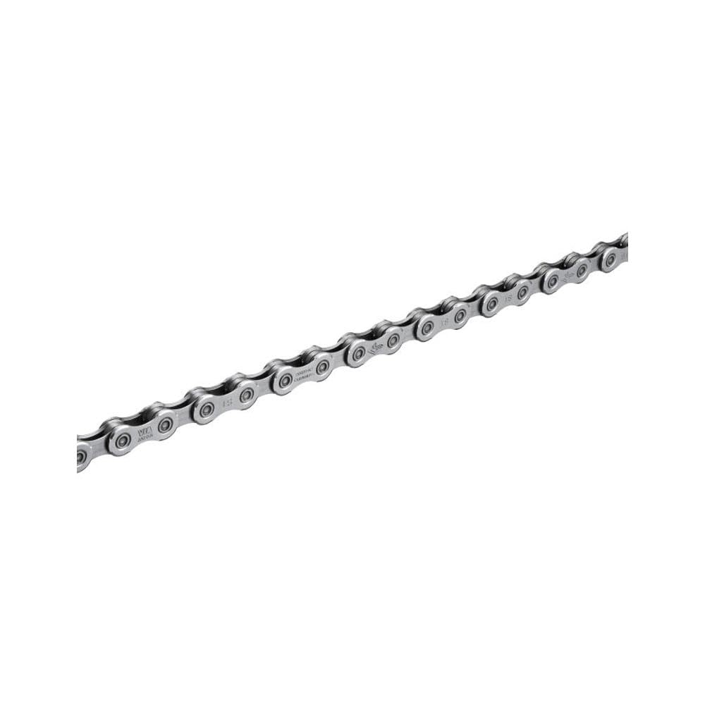 SHIMANO Deore close-up of chain links showing Link Glide profile and smooth shifting