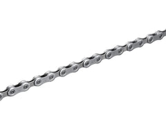 SHIMANO chain installed on mountain bike drivetrain demonstrating durability