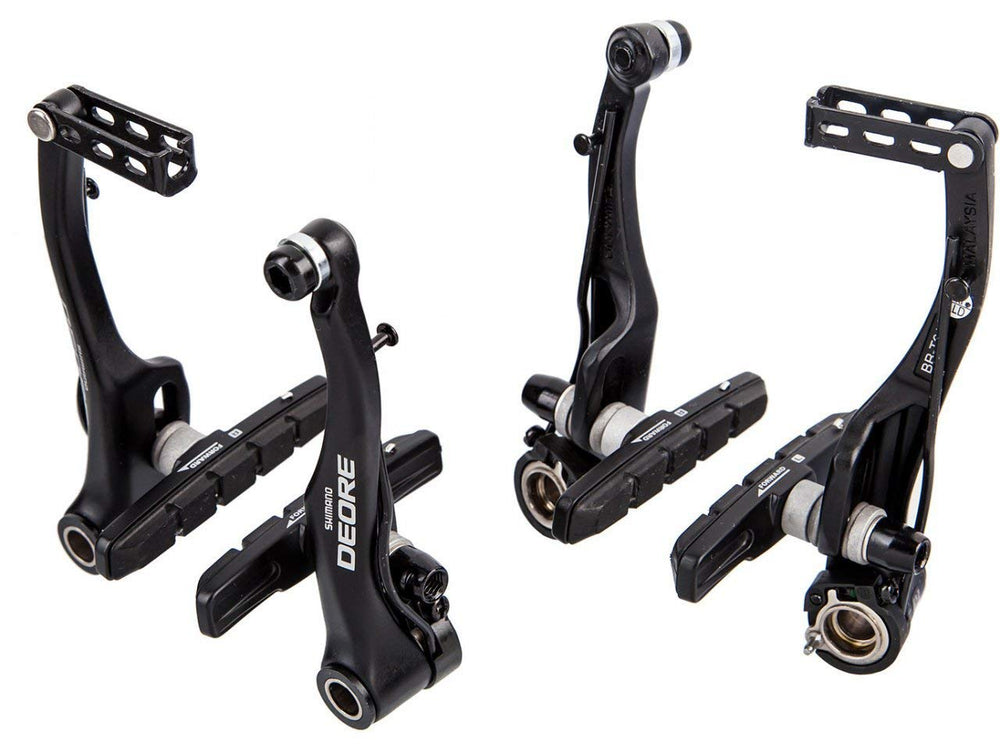 SHIMANO T610 close-up of S70C shoe and thin outside spacer for easy clearance and serviceability