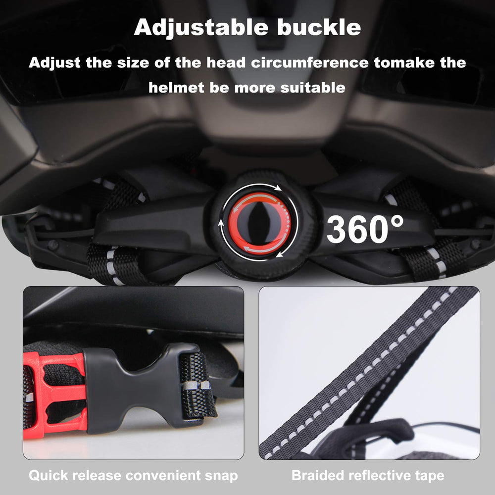 Shinmax adjustable dial at back providing quick size customization