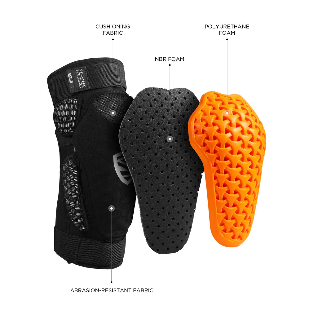 SHINYPRO buckle and hook-and-loop adjuster detail for a reliable secure fit