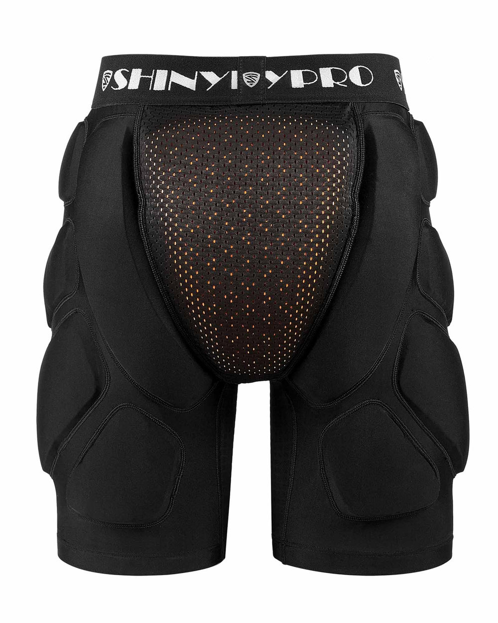 SHINYPRO shorts worn by a skateboarder demonstrating mobility and protection