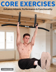 Shnlie scale comparison with person doing chin up showing clearance and real-world use benefit