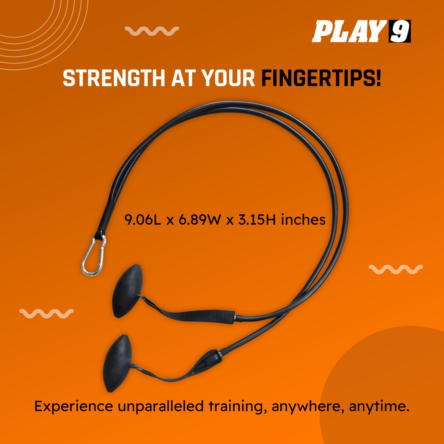 SHOP PLAY 9 athlete using band for shoulder strengthening and improved stability