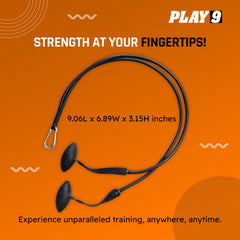 SHOP PLAY 9 athlete using band for shoulder strengthening and improved stability