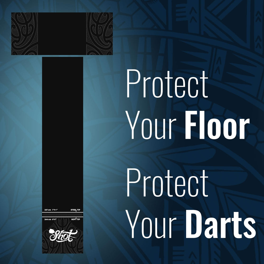 Shot! non-slip rubber texture view offering stability and grip during play