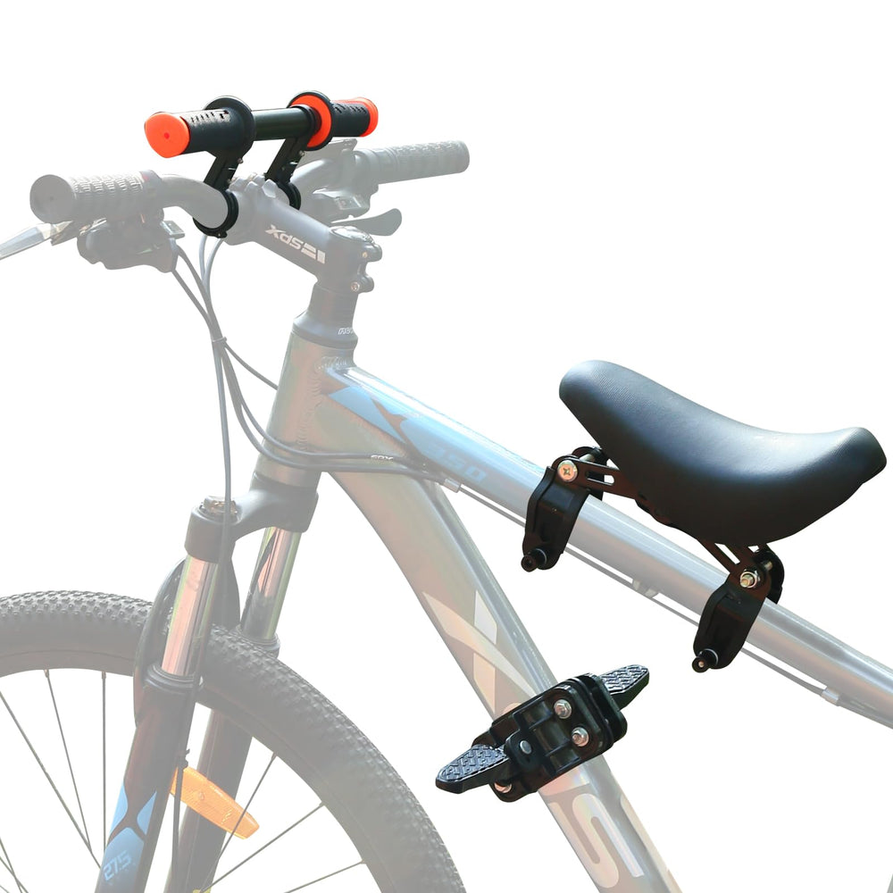 SHOWBEAN front bike seat front view showing stability and easy supervision