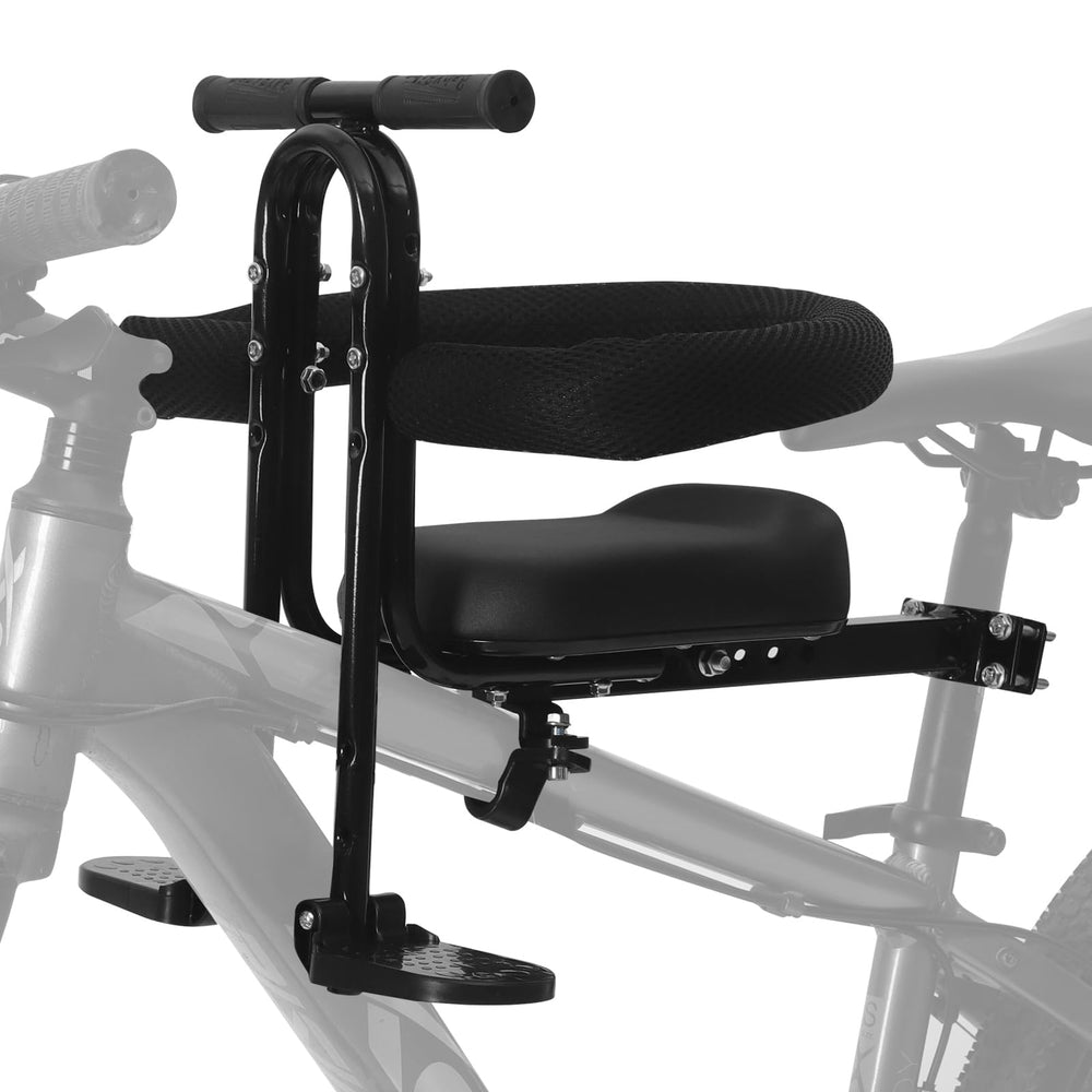 SHOWBEAN front-mounted seat full view showing stable setup and easy parental supervision