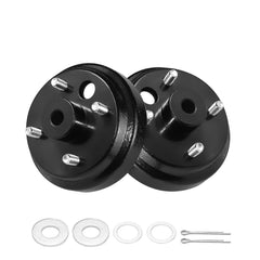 Shu-Ran brake drum front view showing mounting face and fit benefits